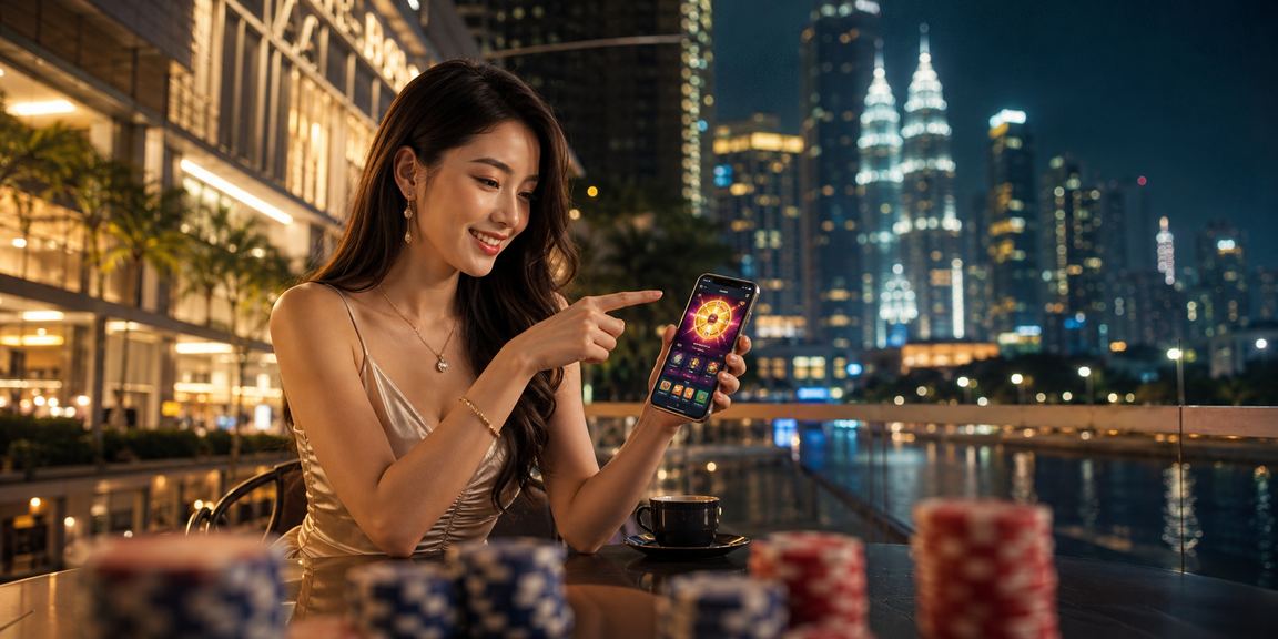 Kasino mudah alih gaya Melayu di Kuala Lumpur dengan dealer langsung