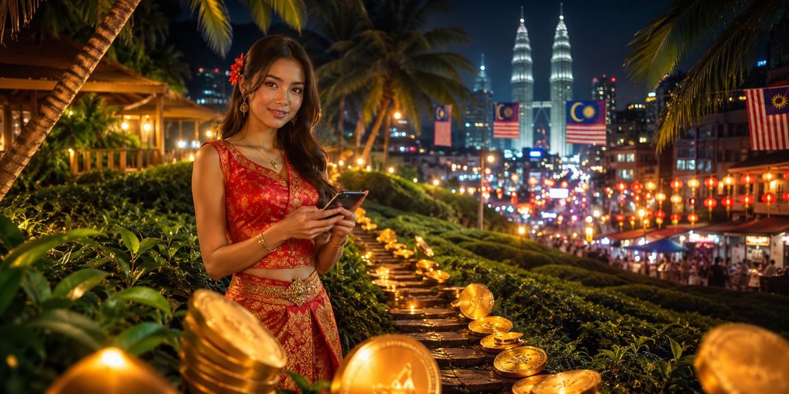 Pemain mobile casino gaya Melayu di Kuala Lumpur menggunakan indo13